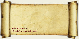 Emilija Belodedić vizit kartica